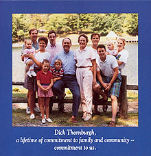 family photo from campaign brochure