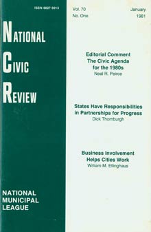 National Civic Review front cover